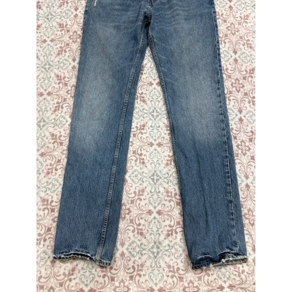 True Religion Rocco Relaxed Skinny Jeans Mens 31 Medium Wash Blue Denim 100 Cott